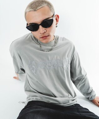 WEGO 【ユニセックス着用ITEM】ブリーチレイヤードグラフィックT（LS）