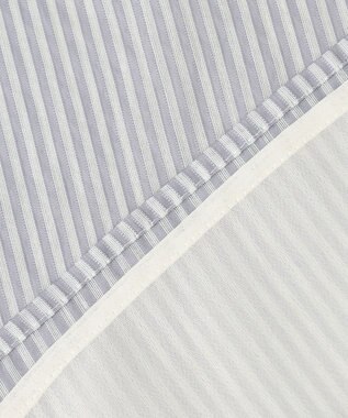 ANY SIS 【2WAY】ドロスト ブラウス グレー系ストライプ