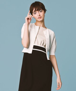 TOCCA 【洗える！】PORTULACA KNIT カーディガン ホワイト系