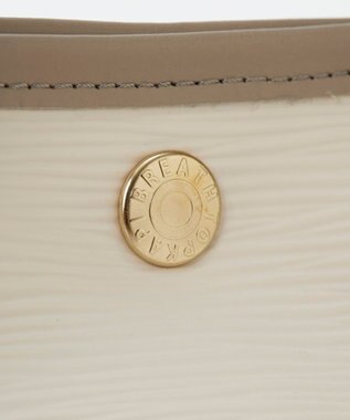 TOPKAPI 【Breath TOPKAPI】RIPPLE リプル レザーハンドル ミニ トートバッグ アイボリー