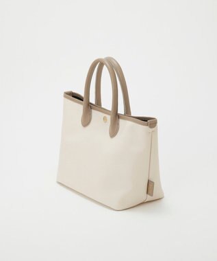 TOPKAPI 【Breath TOPKAPI】RIPPLE リプル レザーハンドル ミニ トートバッグ アイボリー