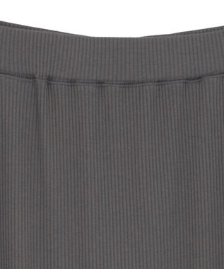 AMERICAN HOLIC 針抜きリブナロースカート Charcoal Gray