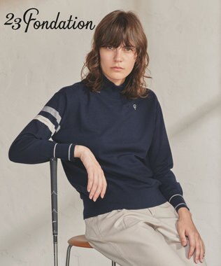 23Fondation/WOMEN】ハーフジップ プルオーバー / 23区GOLF 