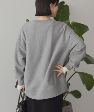 AMERICAN HOLIC Fairfield フロッキースウェットプルオーバー Light Gray Mixture