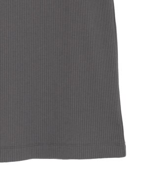 AMERICAN HOLIC 針抜きリブナロースカート Charcoal Gray