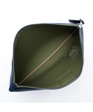 A.D.M.J. 【魔法の様に軽い】マジックライト/スパニッシュファブリックエンブレム刺しゅうフラットポーチ2セット(L/LL) マリノ