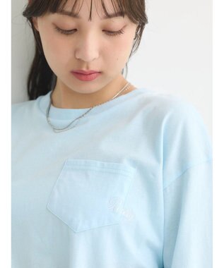 earth music&ecology ポケット刺繍Ｔシャツ Sax