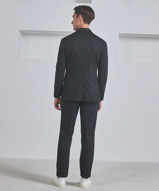 GOTAIRIKU セットアップ対応【洗える/ストレッチ/シワになりにくい】ウォッシャブルジャージー セットアップパンツ_無地（25年モデル） グレー系