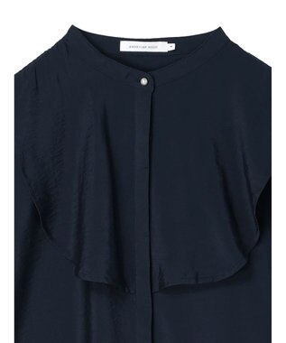 AMERICAN HOLIC フロントフリルブラウス Navy