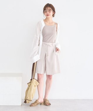 earth music&ecology 【予約】適ON カップ付きキャミソール ベージュ