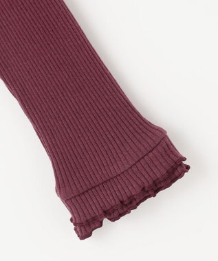 ANY KIDS バックリボン カットソー ボルドー