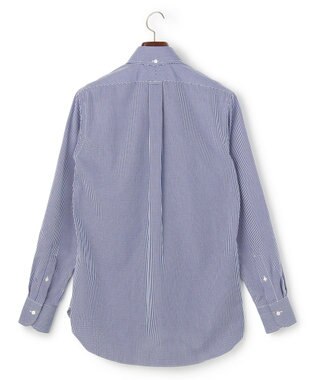 J.PRESS MEN 【PREMIUM PLEATS / 形態安定】ギンガムチェック ドレスシャツ / B.D. ネイビー系3