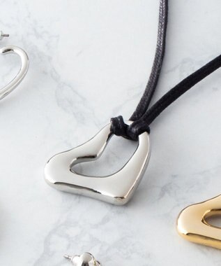 23区 ハート モチーフ ネックレス シルバー系
