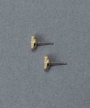 Phoebe 〈金属アレルギー対応〉ハートパヴェビジューピアス ゴールド