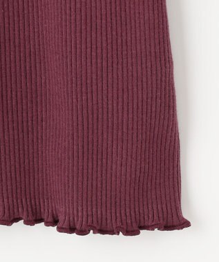 ANY KIDS バックリボン カットソー ボルドー