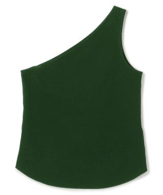 uncrave コットンミラノ ワンショルダー トップス（uncrave WHITE） グリーン