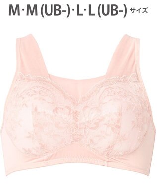 WACOAL 【ナイトアップブラ】 ノンワイヤーブラ 睡眠中のバストの不快感をやわらげる 寝汗の不快さを防ぐ ナイトブラ 夜用ブラ レディース BRA167 /ワコール ロマンピンク