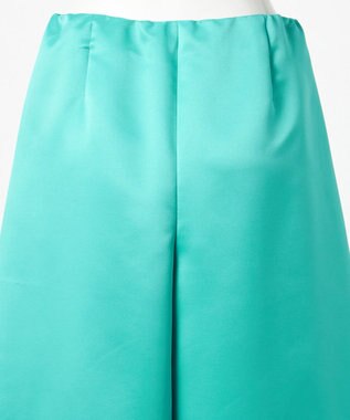 23区 【エステータ】フォルムサテン キュロットパンツ ターコイズブルー系