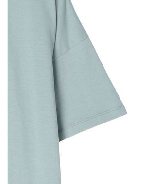 CRAFT STANDARD BOUTIQUE シルケット天竺　ロゴＰＴ裾ラウンドチュニックＳ／Ｓ Blue