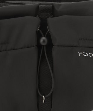 Y'SACCS ドローストリング コンビカラーショルダー mini ブラック