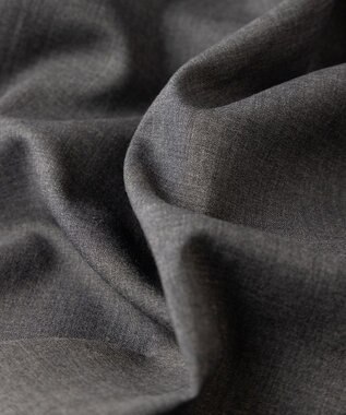 GOTAIRIKU ロングセラー【洗える/折り目加工/シワになりにくい/ウエストアジャスター】ウォッシャブル サマーウール100％パンツ_限定色(ノータック)25年モデル シルバー系