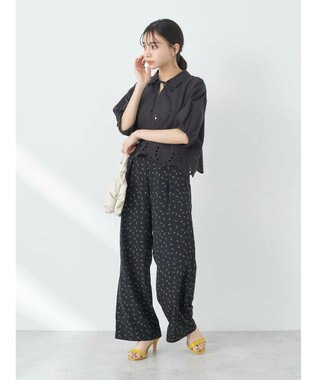 earth music&ecology エンブロイダリープルオーバー Off White