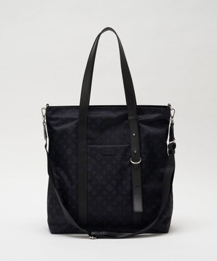 russet アシンメトリーハンドルトートバッグ(SF-237) Black/Navy