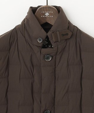 JOSEPH ABBOUD 【インナーダウンとしても対応可】ポケッタブル２WAYストレッチダウン ブルゾン ダークブラウン系