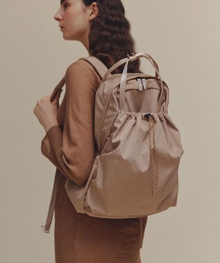 TOPKAPI 【TREASURE TOPKAPI】ドローストリング リュック / バッグパック ベージュ