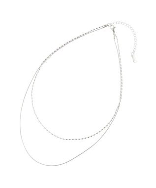 Green Parks ・ＨＡＬＦ　ＴＩＭＥ　サージカル２連ネックレス