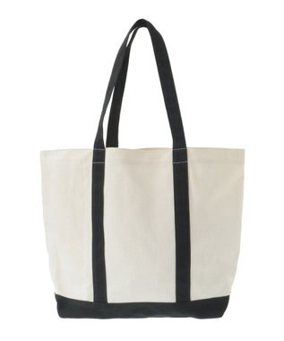 Maison de FLEUR マルチポケット帆布トートMバッグ Ivory