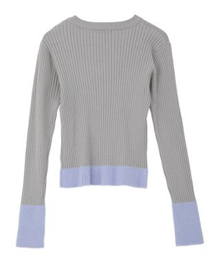 CRAFT STANDARD BOUTIQUE とてもち袖シャギーニットプルオーバー Light Gray