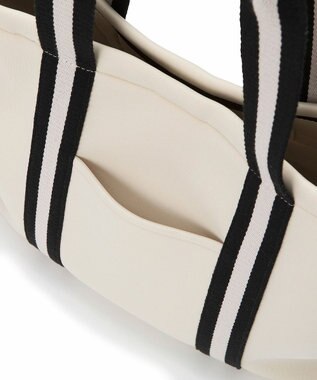 TOPKAPI 【新色追加】【TREASURE TOPKAPI】ネオプレン フロントポケット 2way トートバッグ クリーム