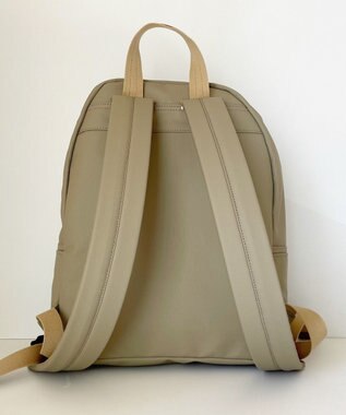Hekhèr Le Style de Vie 【日本製 / A4サイズ対応/汚れにくい】PUコットンキャンバス リュックサック ベージュ