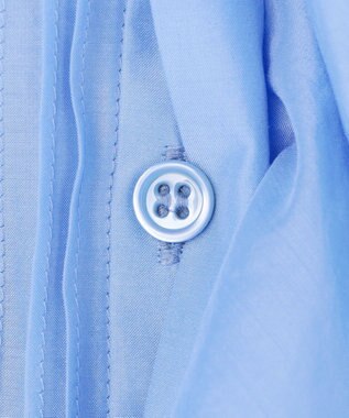 ICB 【2WAY】 セシェシルキーローン ラッフルブラウス サックス