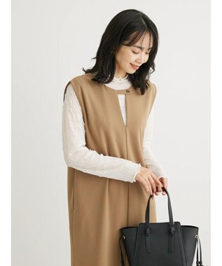 Green Parks シャーリングシアープルオーバー Ecru