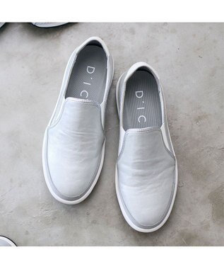 MODE ET JACOMO <D'ICI>ベーシックスリッポン シルバー