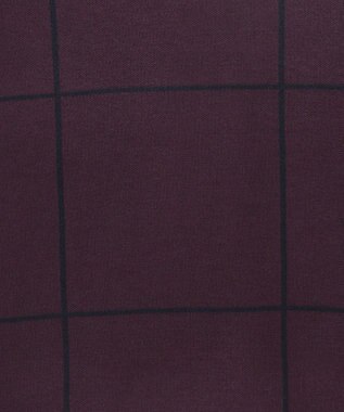 UNFILO MENS 【OCEANS YouTube 掲載/男女兼用】スムースシルキーニット 柄 ウインドペン ボルドー×ネイビー