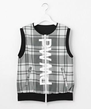 PW CIRCULUS 【WOMEN】リバーシブル カジユアルベスト グレー系5