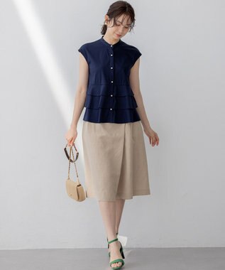 組曲 【WEB限定】ラップパンツ ベージュ系