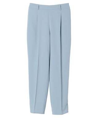 Green Parks きれいシルエットパンツ（とろみテーパード） Sax