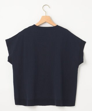 組曲 L 【洗える・型崩れしにくい】CHAI ニットTシャツ ネイビー系