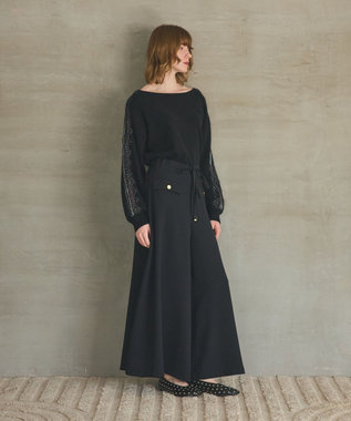 GRACE CONTINENTAL ワイドフレアパンツ