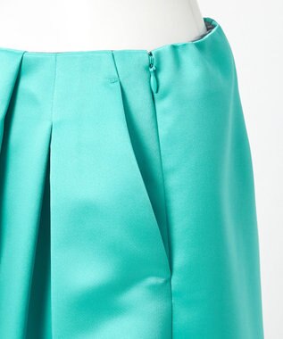 23区 【エステータ】フォルムサテン キュロットパンツ ターコイズブルー系