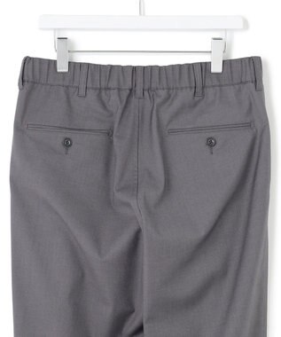 J.PRESS YORK STREET 【UNISEX】ウールライク テーパードイージーパンツ グレー系