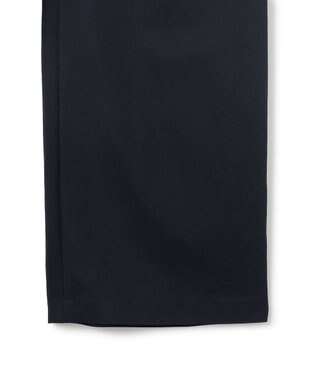 UNFILO L タックワイドパンツ ネイビー