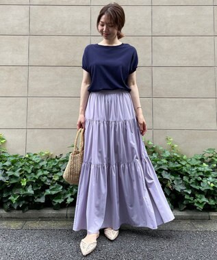 UNFILO L 【新色追加！/UVケア/接触冷感/抗菌防臭】スゴ機能 コンパクトニットＴ ネイビー系