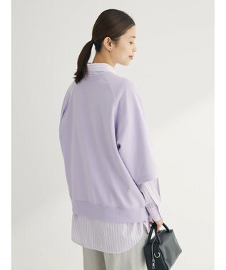 Green Parks BEST PRICE ２ｗａｙ ミニ裏毛ロゴトレＴＥＥ Lilac