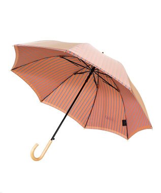 槇田商店 Riff  ピンクグレープ 長傘 コーラルオレンジ