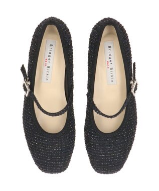 Bridget Birkin ＜3E＞【Bridget Birkin Walk】ビジューストラップコンフォートパンプス ブラック雑材